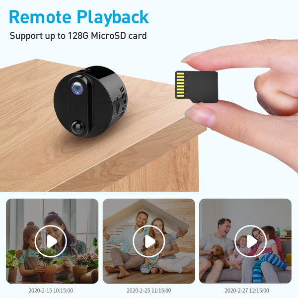 R6 FHD 1080P Low-Power WiFi Mini Spy Camera with Audio