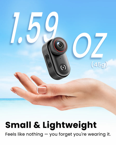 VIDCASTIVE L20 4K Mini Body Camera | Wearable POV Action Cam with Audio and Video Recording, 1.47" Screen, 150-Min Battery, Magnetic & Clip Mount – Thumb-Size Sports Camera for Work, Travel, Pets and More (64 GB)
