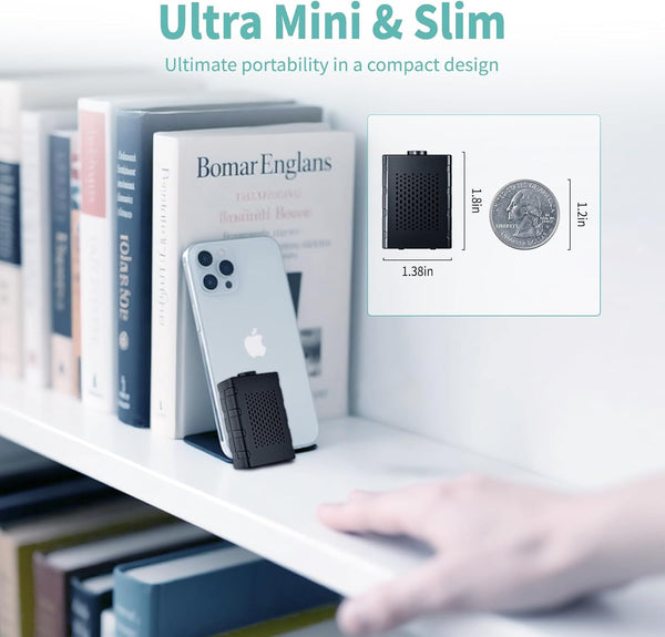 VIDCASTIVE L28 1080P WiFi MiMi Camera, Wireless Security Camera with Wide Viewing Angle, AI Motion Detection, Instant App Alerts, Night Vision, Remote Live View, Rechargeable Battery, Ultra-Slim Design