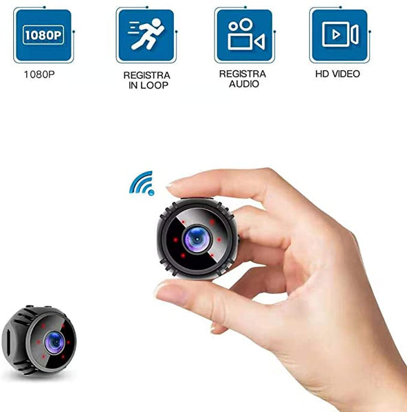 W8 720P WiFi Mini Spy Camera with Audio
